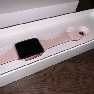 SERIES 1 38MM ROSE GOLD APPLE WATCH